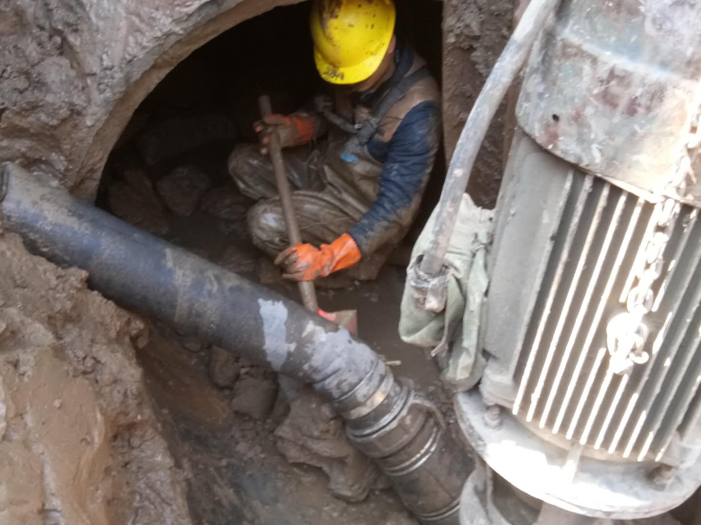 二道江管道清淤